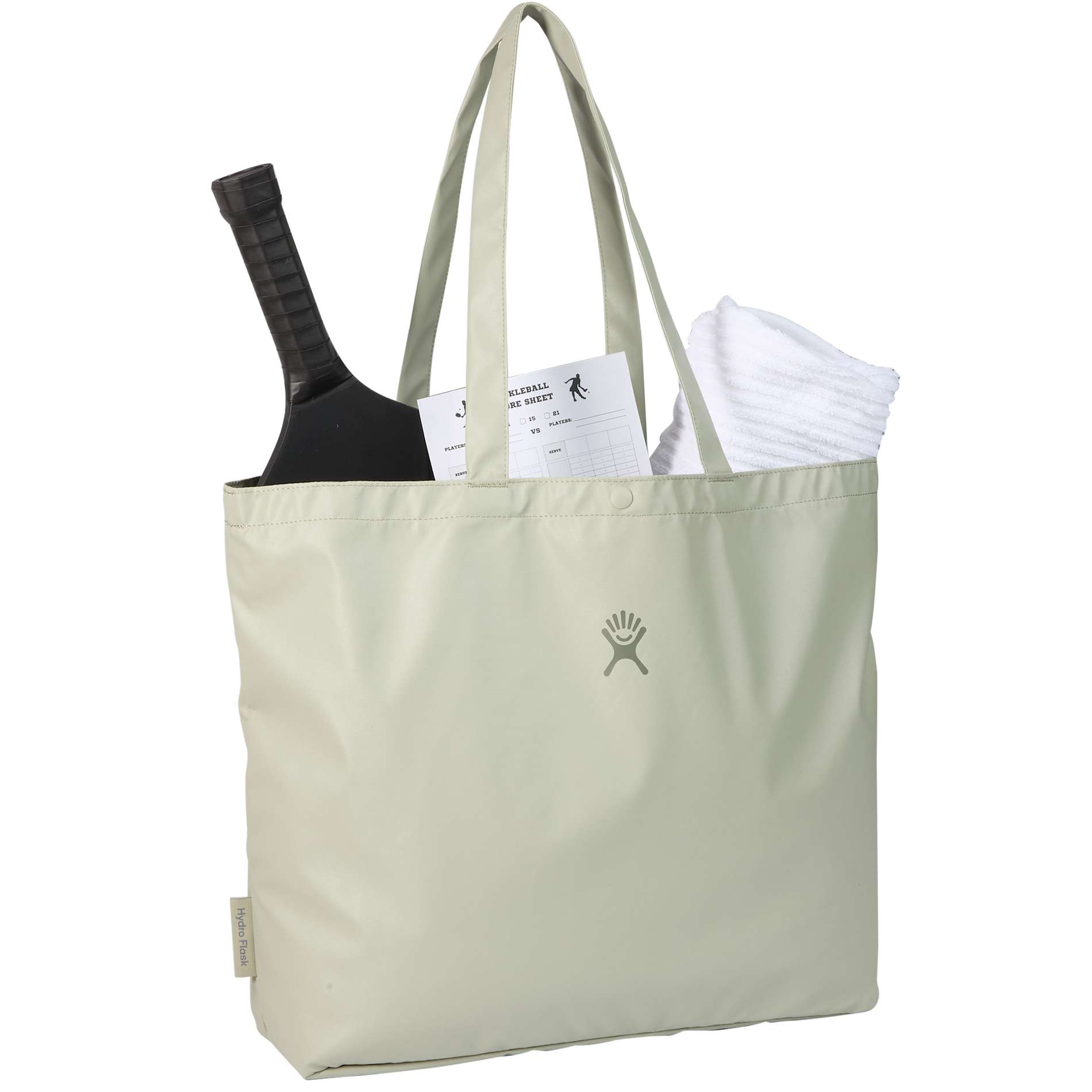 Front View of Green Hydro Flask® Tag Along Tote plain