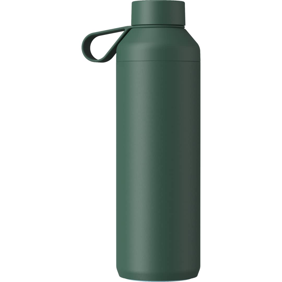 Front View of Green Ocean Bottle Peak OG Bottle 24oz plain