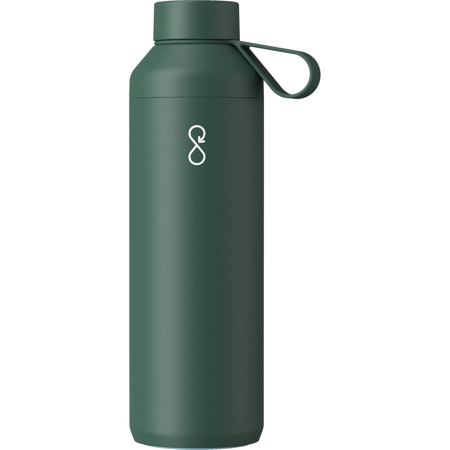 Front View of Green Ocean Bottle Peak OG Bottle 24oz plain