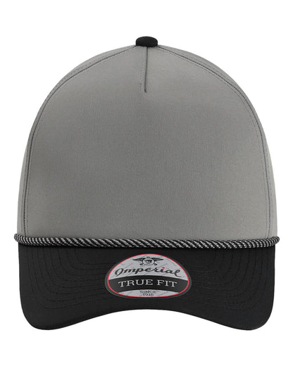 Front View of Grey/ Black/ Black/ Grey The Wrightson Cap - 5054