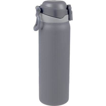 Front View of Grey Rhine 2 in 1 Vacuum Eco-Friendly Bottle 30oz