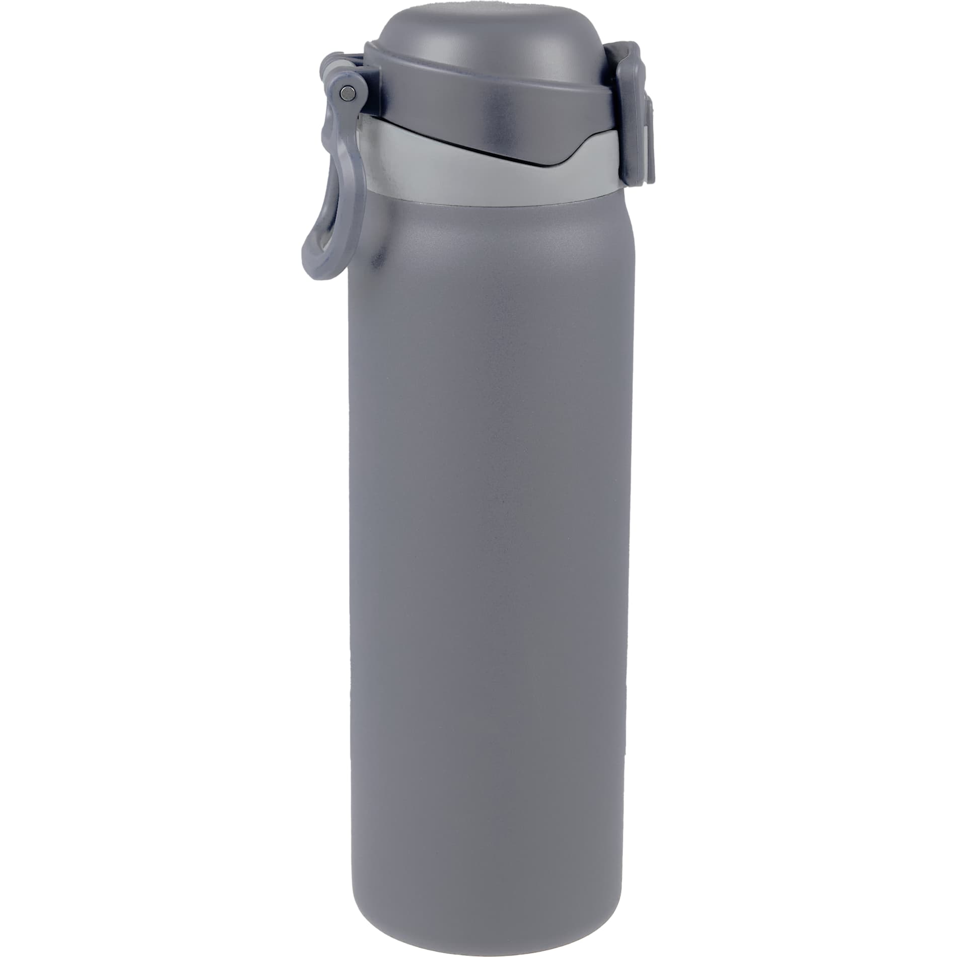 Front View of Grey Rhine 2 in 1 Vacuum Eco-Friendly Bottle 30oz