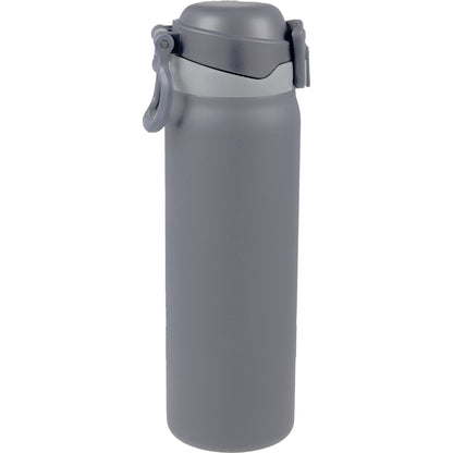 Front View of Grey Rhine 2 in 1 Vacuum Eco-Friendly Bottle 30oz