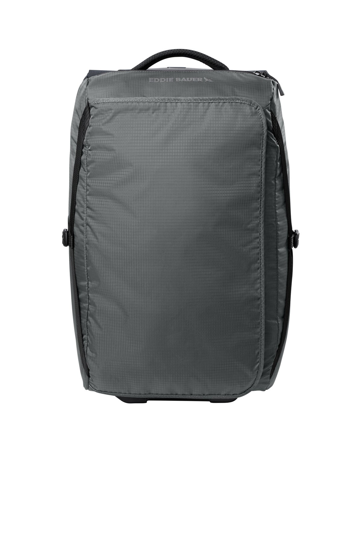 Front View of GreySteel Eddie Bauer Excursion Roller Duffel EB902