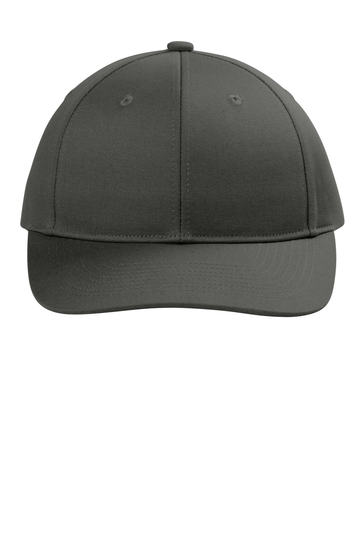 Front View of GreySteel Port Authority Snapback Cap C408