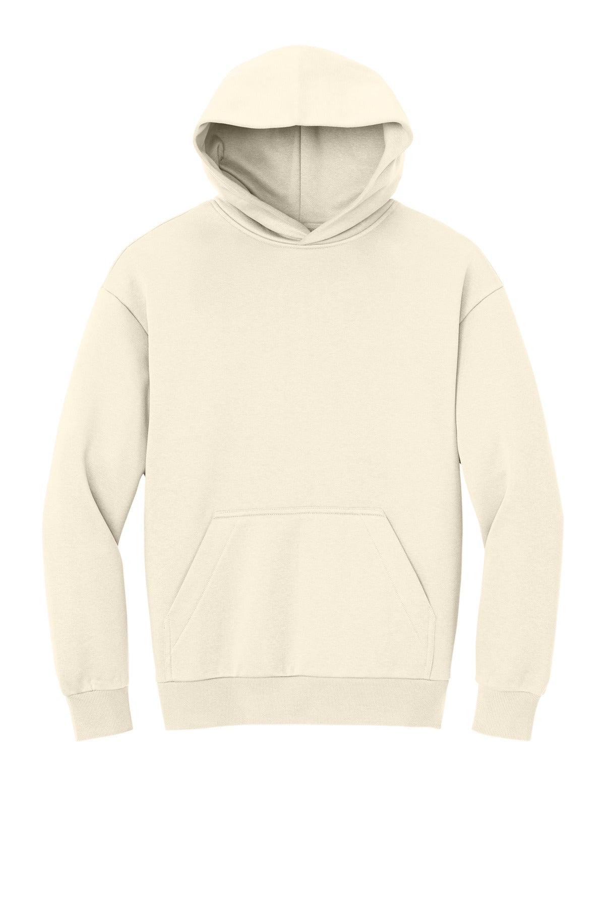 Front View of Griege District V.I.T. Heavyweight Fleece Hoodie DT6150