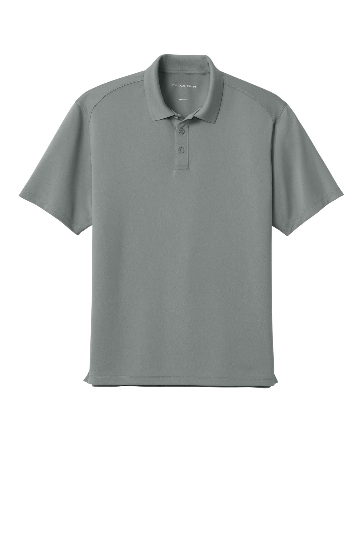 Front View of GustyGrey Port Authority Tall Wearever Performance Pique Polo TLK240