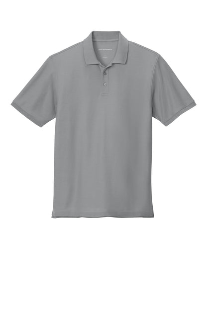 Front View of GustyGrey Port Authority Tall Wearever Signature Pique Polo TLK200
