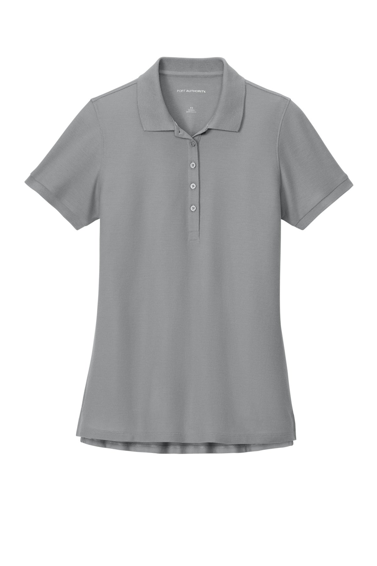 Front View of GustyGrey Port Authority Women's Wearever Signature Pique Polo LK200