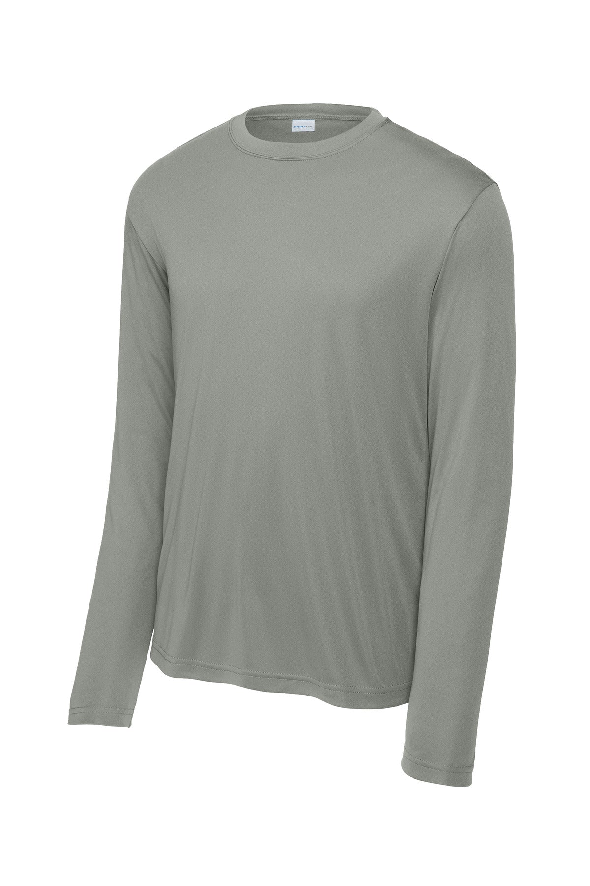 Front View of GyConcrete Sport-Tek Long Sleeve PosiCharge Competitor Tee. ST350LS