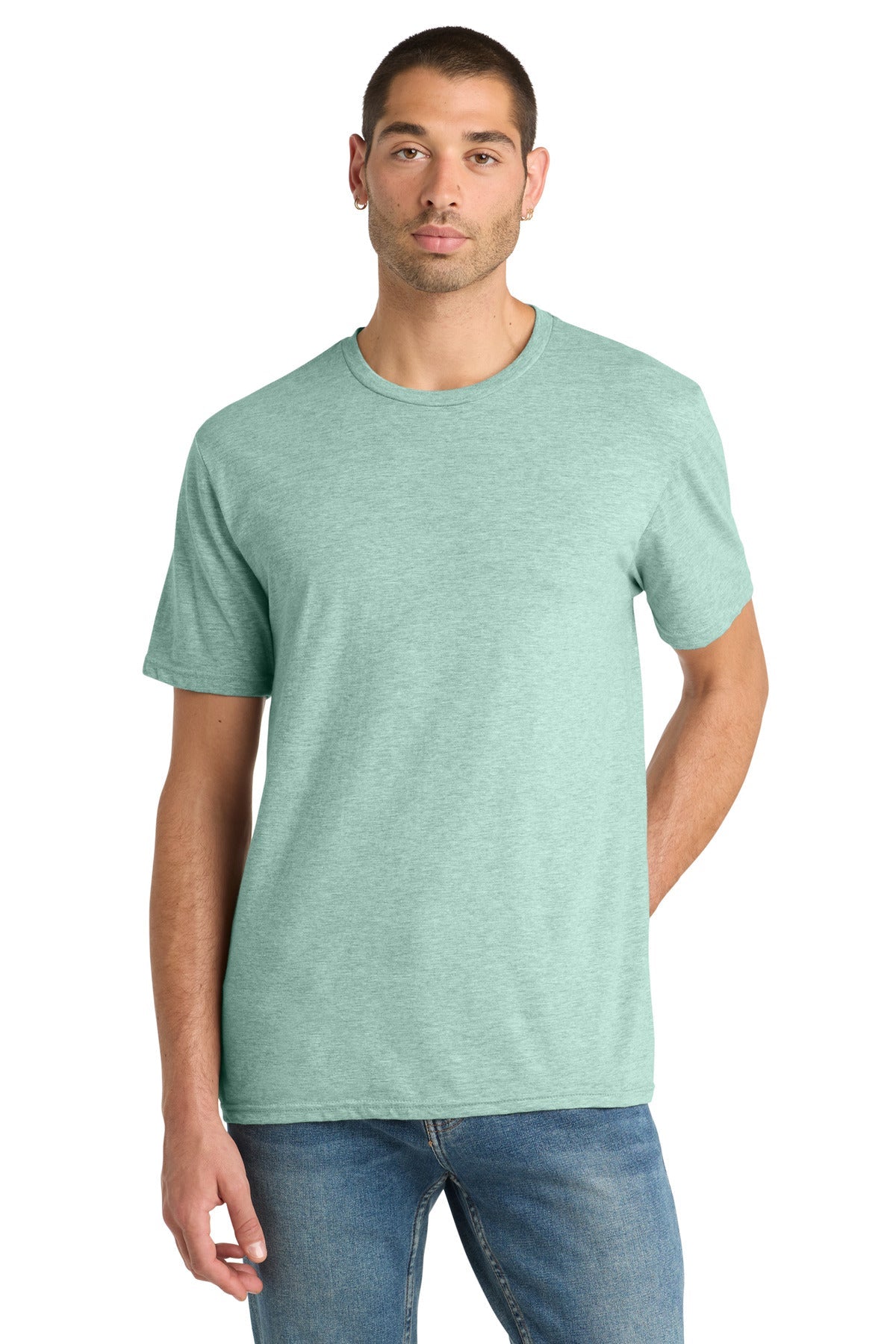 Front View of HdDstySage District Perfect Blend CVC Tee. DM108