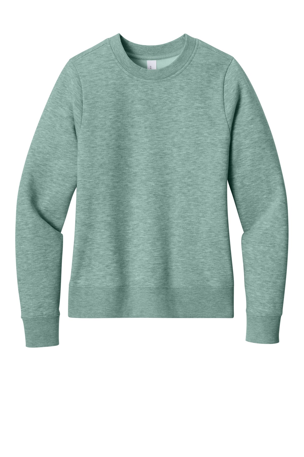 Front View of HdDstySage District Women's V.I.T. Fleece Crew DT6105