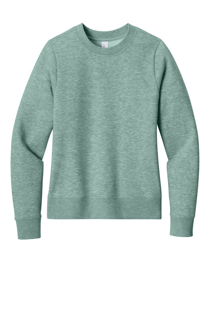 Front View of HdDstySage District Women's V.I.T. Fleece Crew DT6105