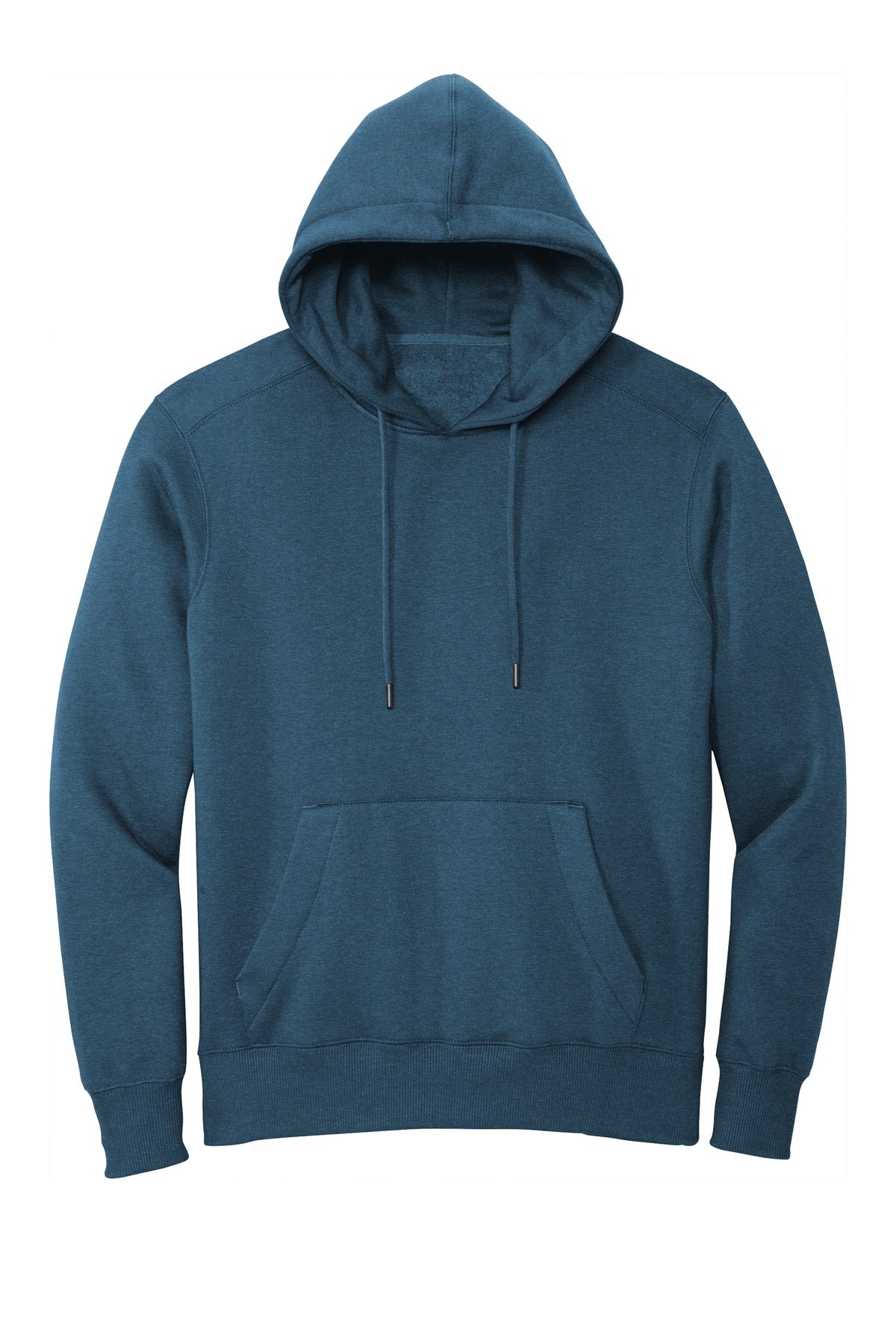 Front View of He Poseidon Bl District Perfect Weight Fleece Hoodie DT1101