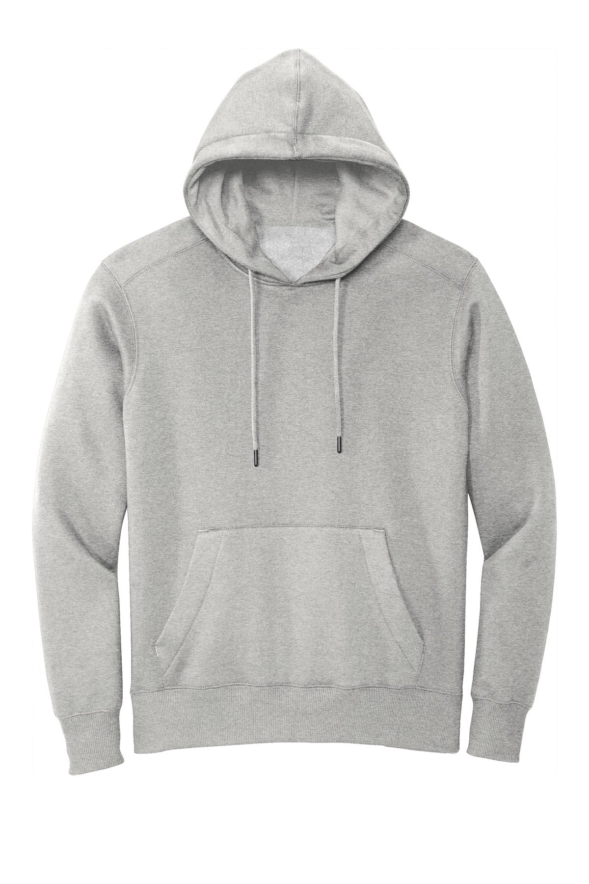 Front View of He Steel District Perfect Weight Fleece Hoodie DT1101