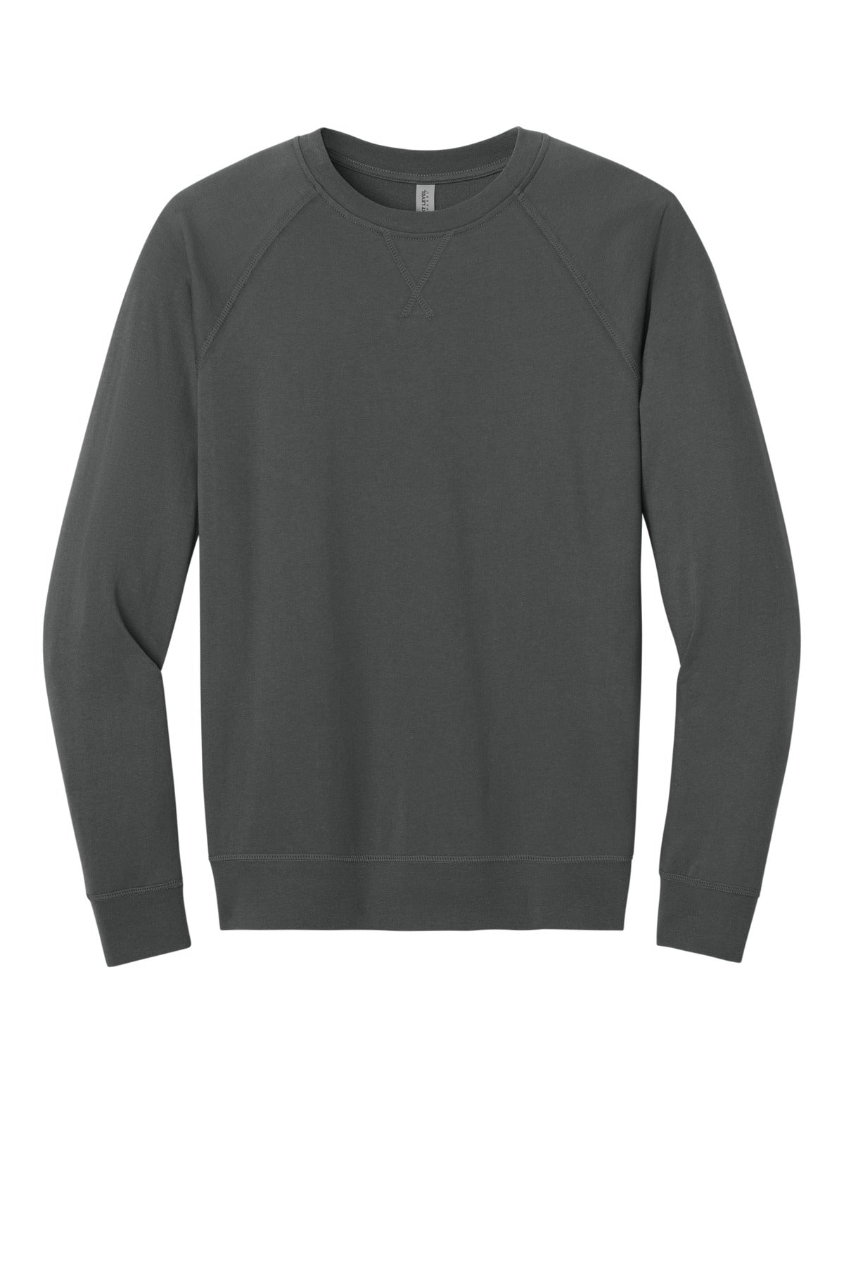 Front View of HeavyMetal Next Level Apparel Laguna Raglan Sweatshirt NL9000
