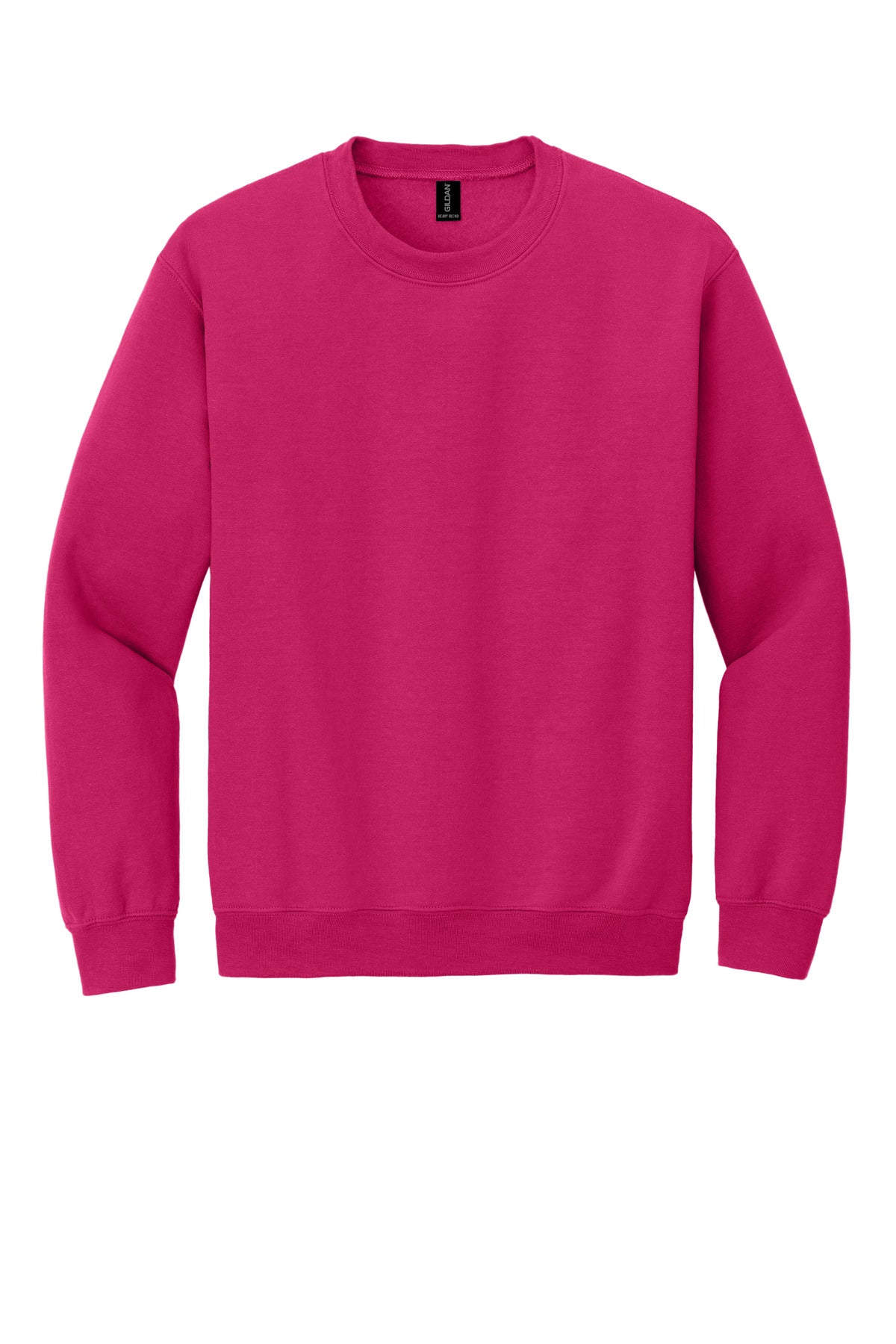 Front View of Heliconia Gildan Heavy Blend Crewneck Sweatshirt. 18000