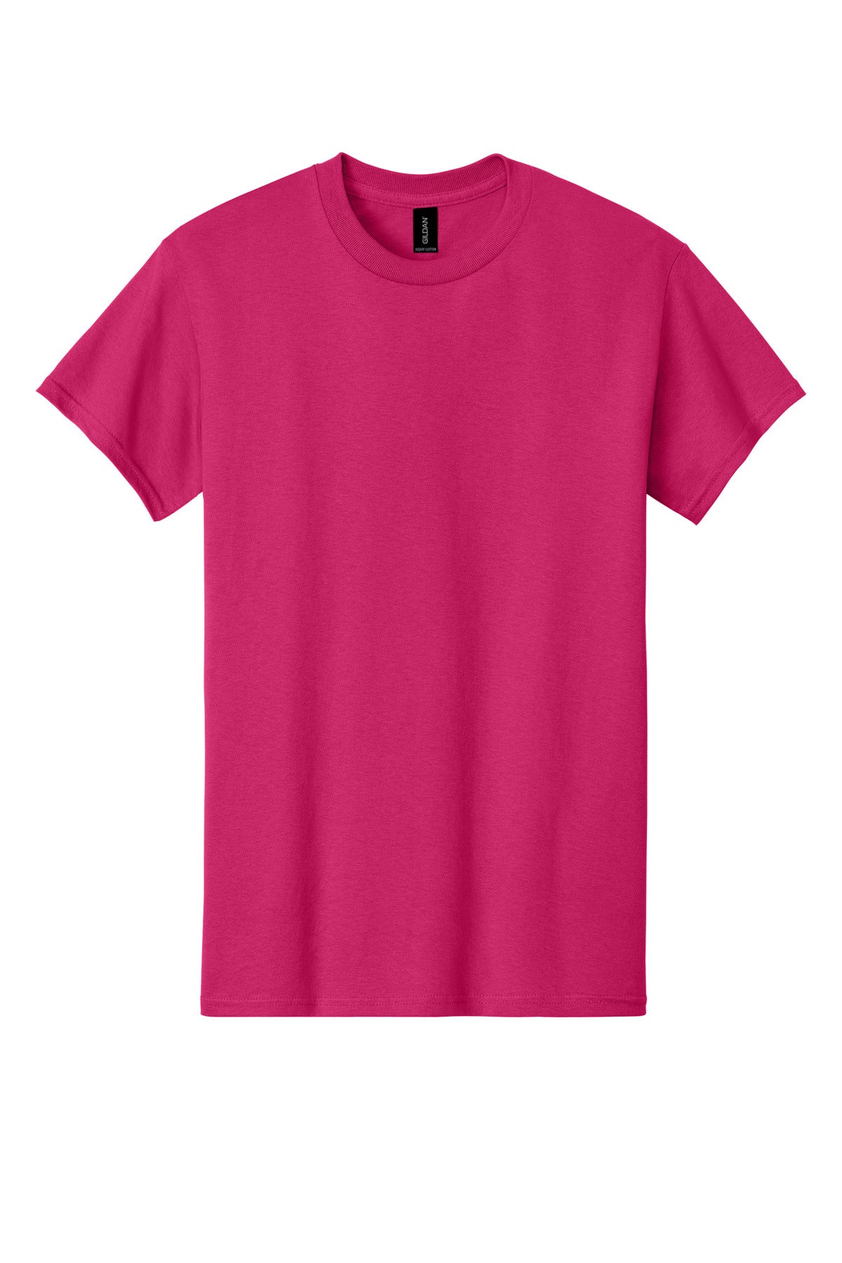 Front View of Heliconia Gildan - Heavy Cotton 100% Cotton T-Shirt. 5000