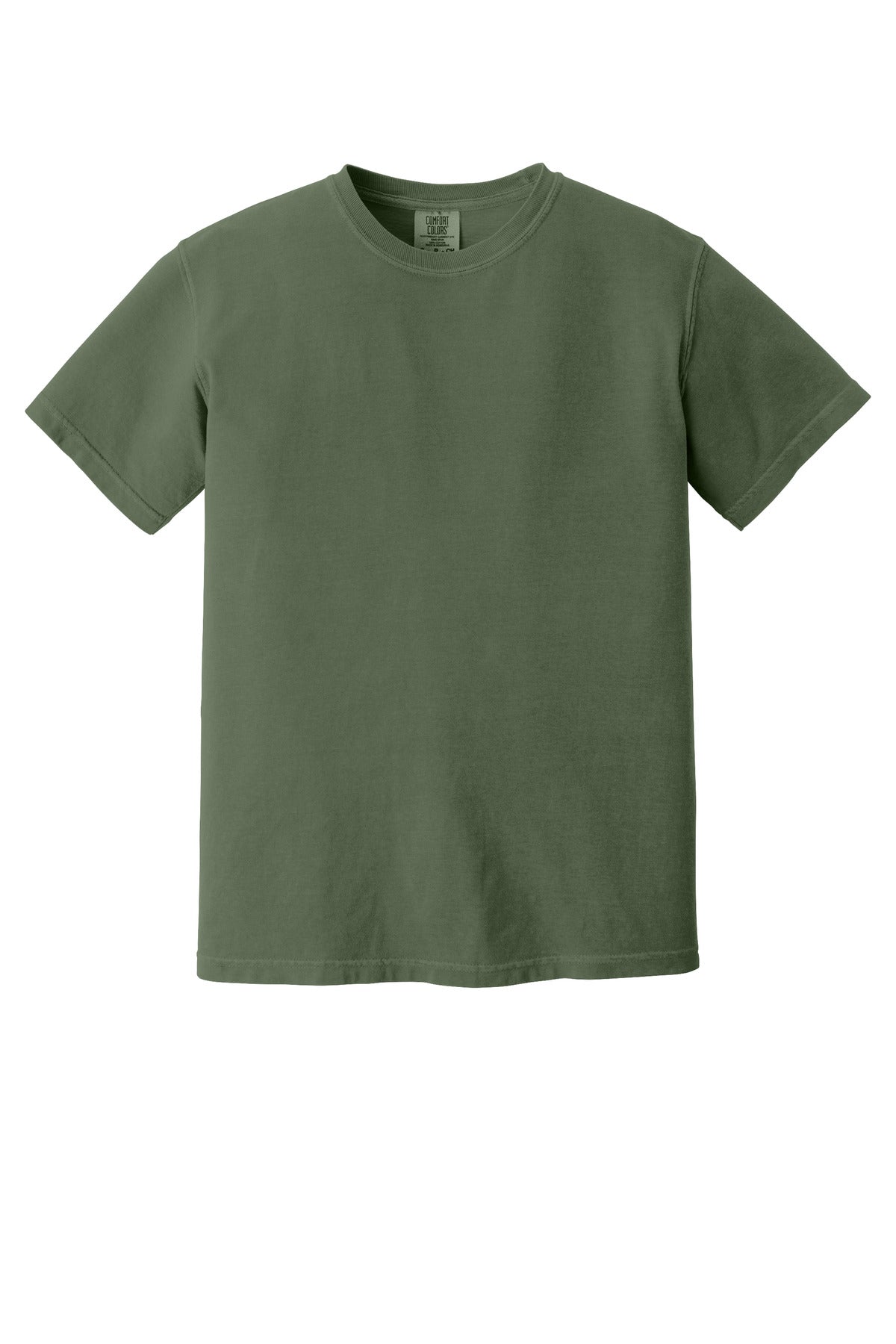 Front View of Hemp COMFORT COLORS Heavyweight Ring Spun Tee. 1717