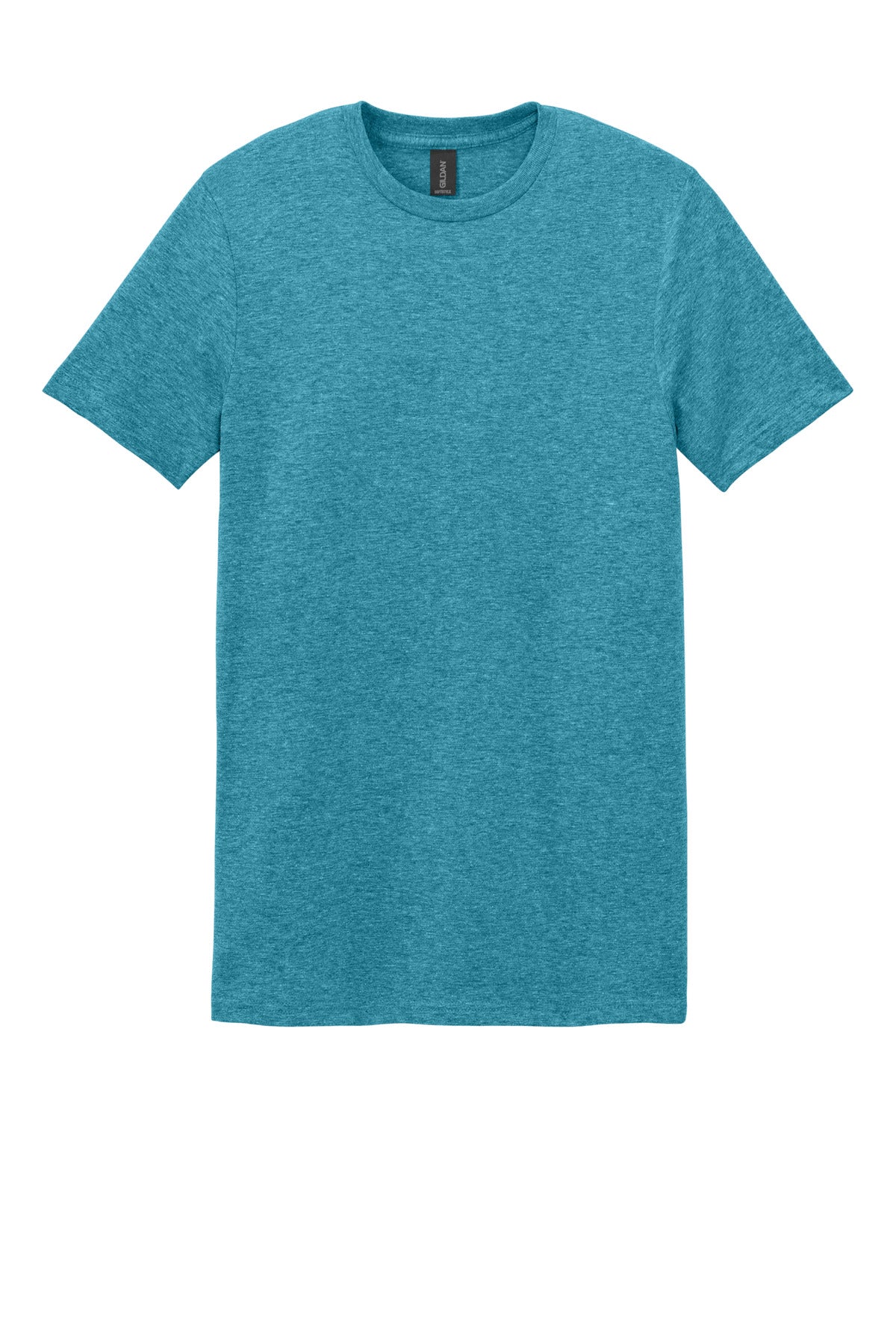 Front View of HGalapagBl Gildan Softstyle T-Shirt. 64000