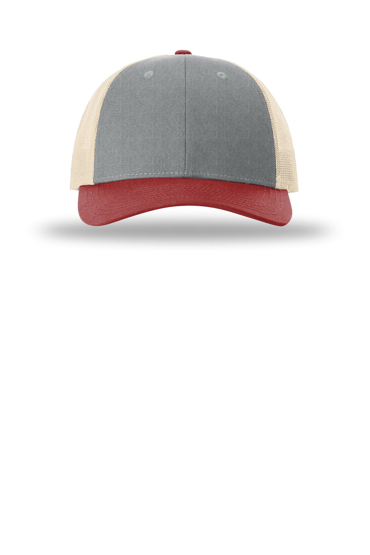Front View of HG/Bir/Crd Richardson Low Pro Trucker 115
