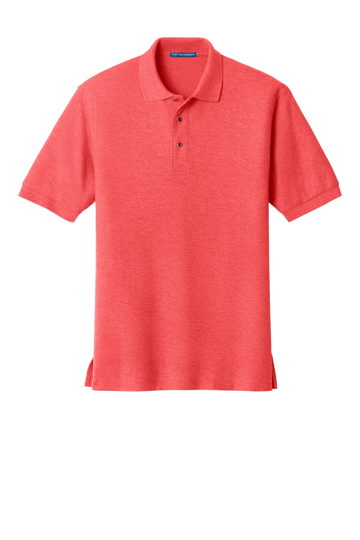 Front View of Hibiscus Port Authority Extended Size Silk Touch Polo K500ES