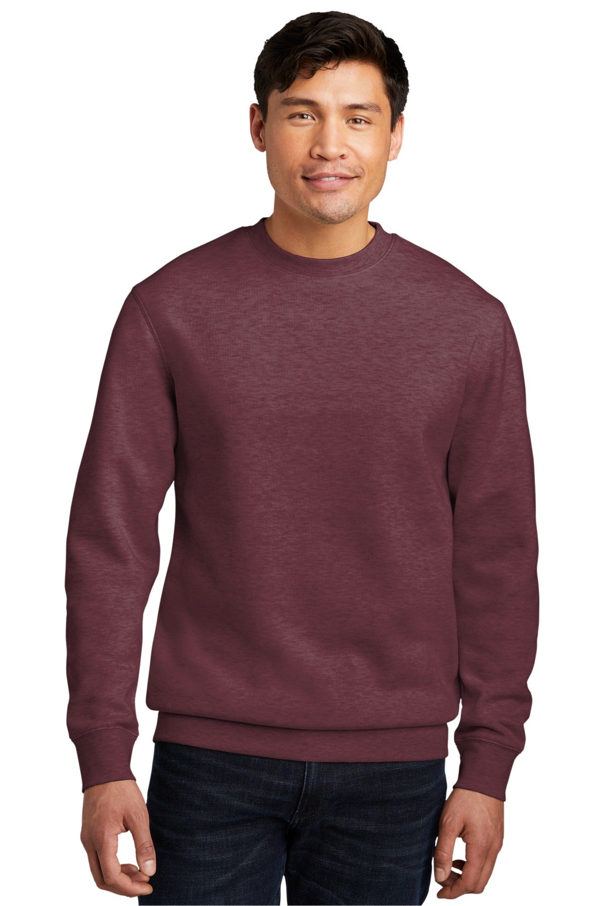 Front View of Ht Cardinal District V.I.T. Fleece Crew DT6104