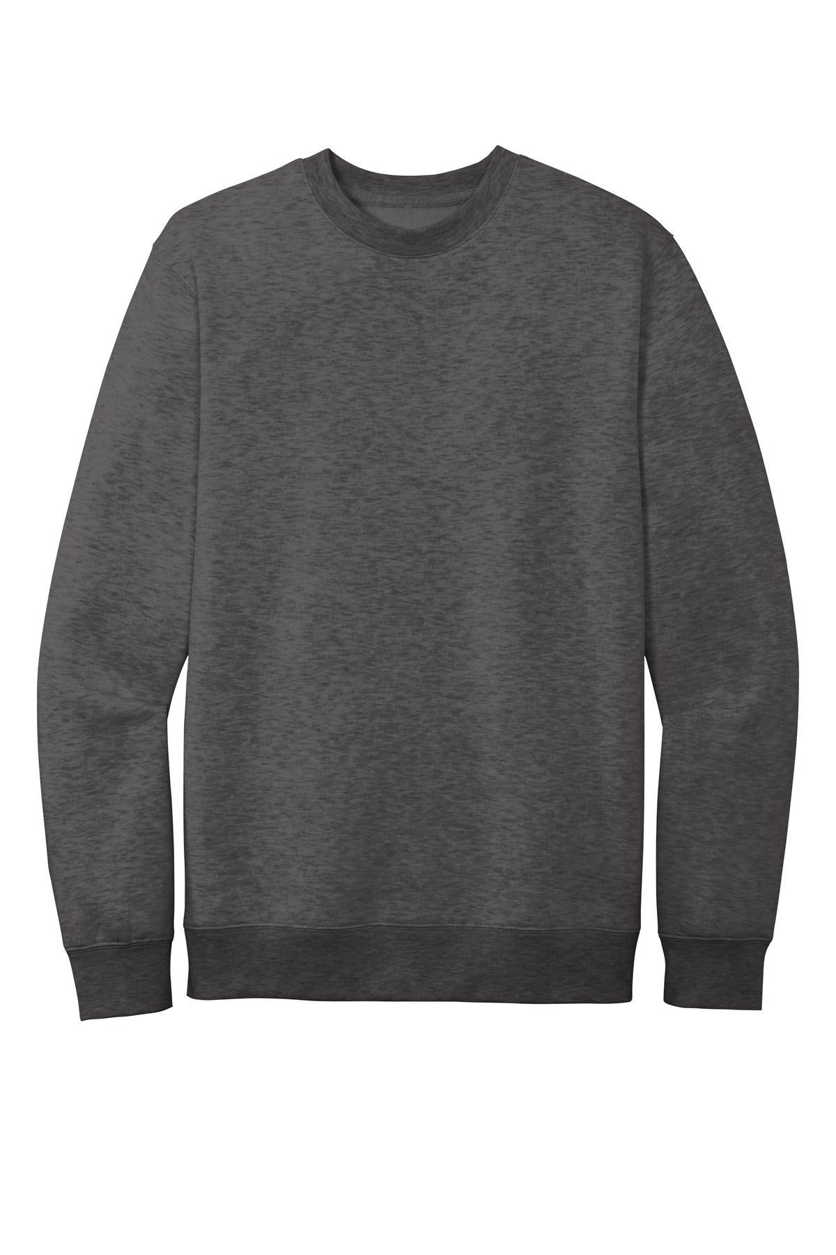 Front View of Ht Charcoal District V.I.T. Fleece Crew DT6104