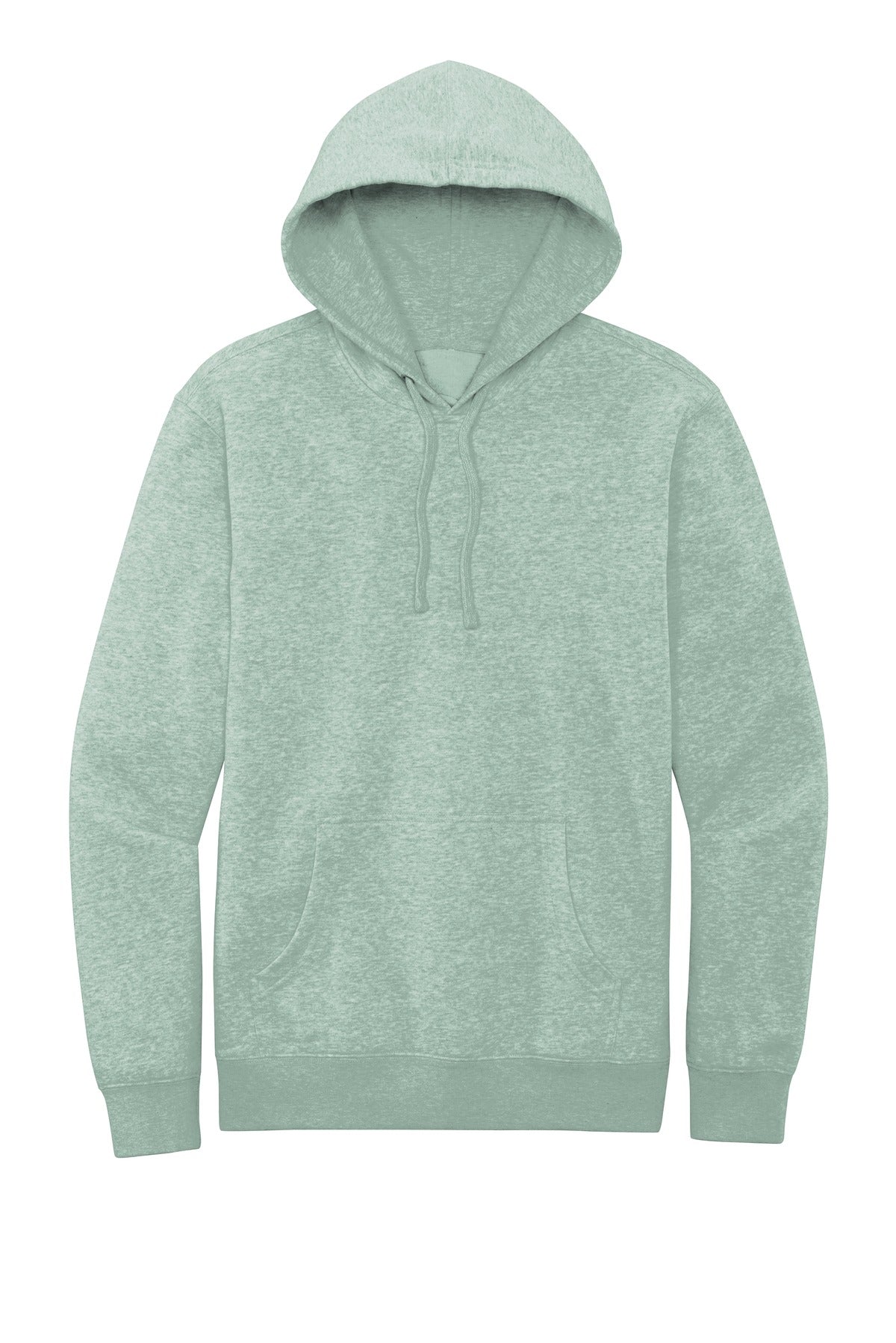 Front View of Ht Dusty Sage District V.I.T. Fleece Hoodie DT6100