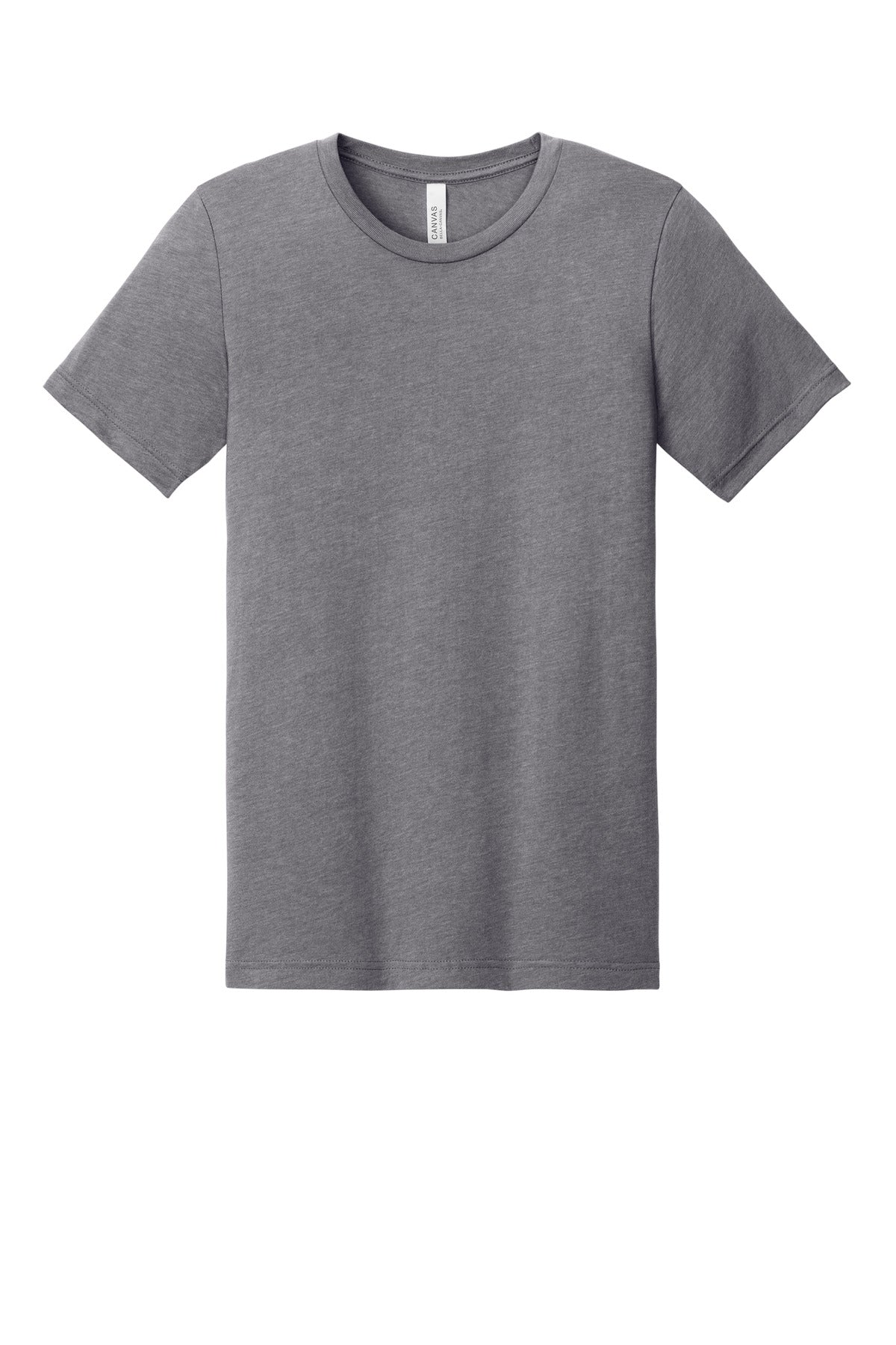 Front View of Ht Storm BELLA+CANVAS Unisex Heather CVC Short Sleeve Tee. BC3001CVC