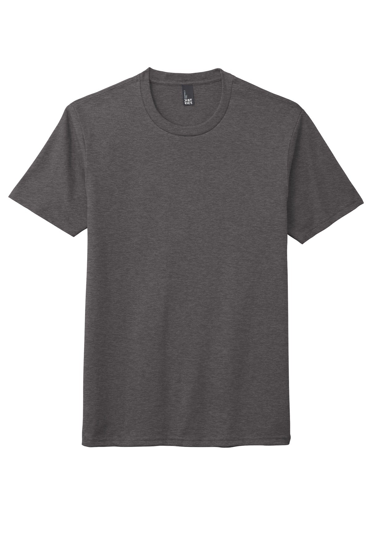 Front View of HtCharcoal District Perfect Tri DTG Tee DM130DTG