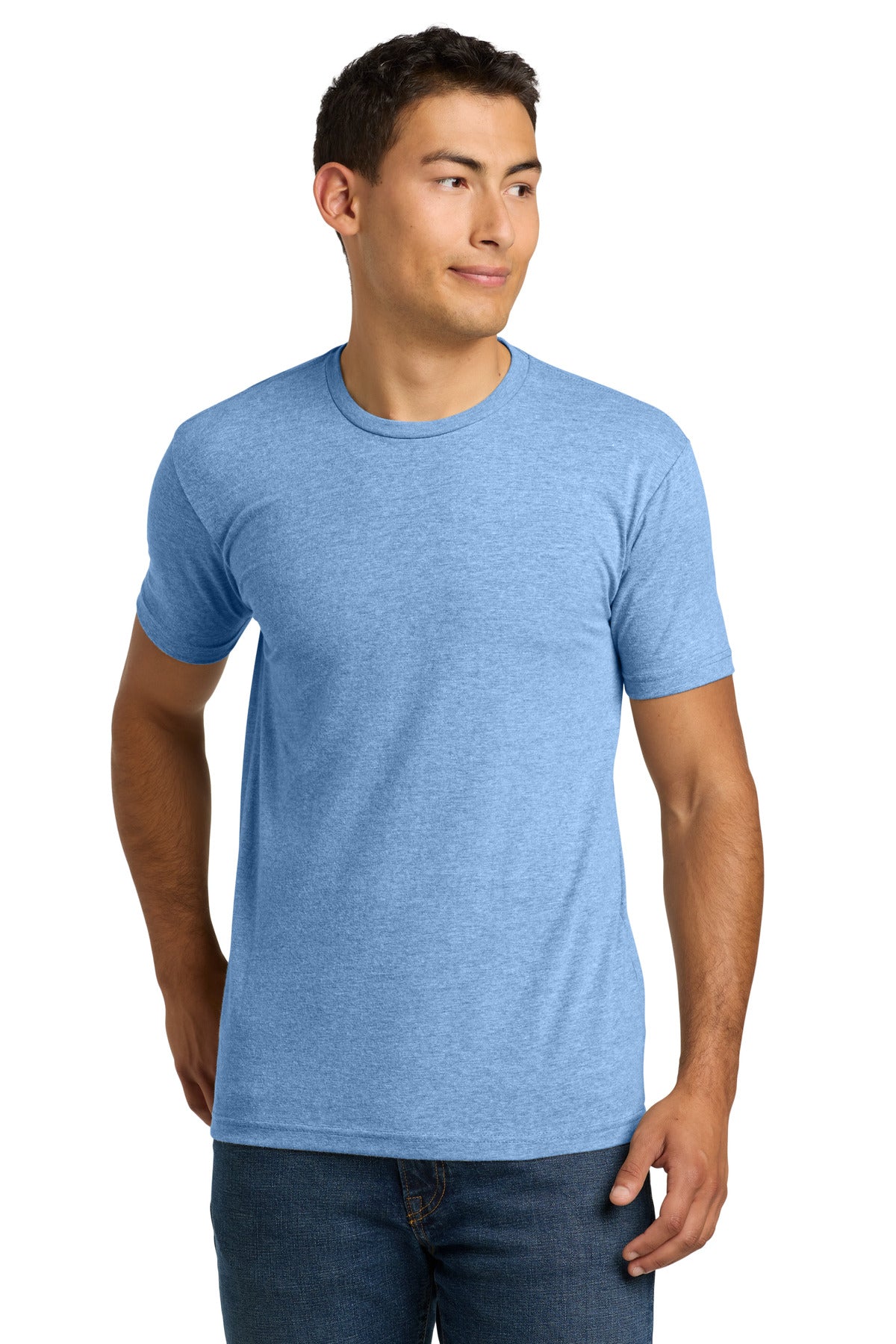 Front View of HtClmbBl Next Level Apparel Adult CVC Tee. NL6210