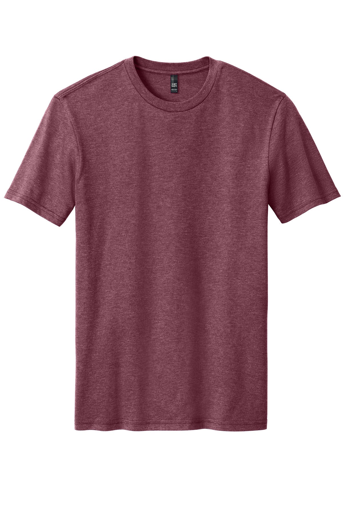 Front View of HtdCard District Perfect Blend CVC Tee. DM108