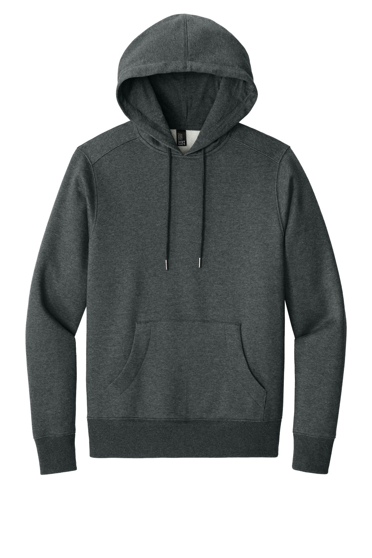 Front View of HtdChar District Perfect Weight Fleece Hoodie DT1101