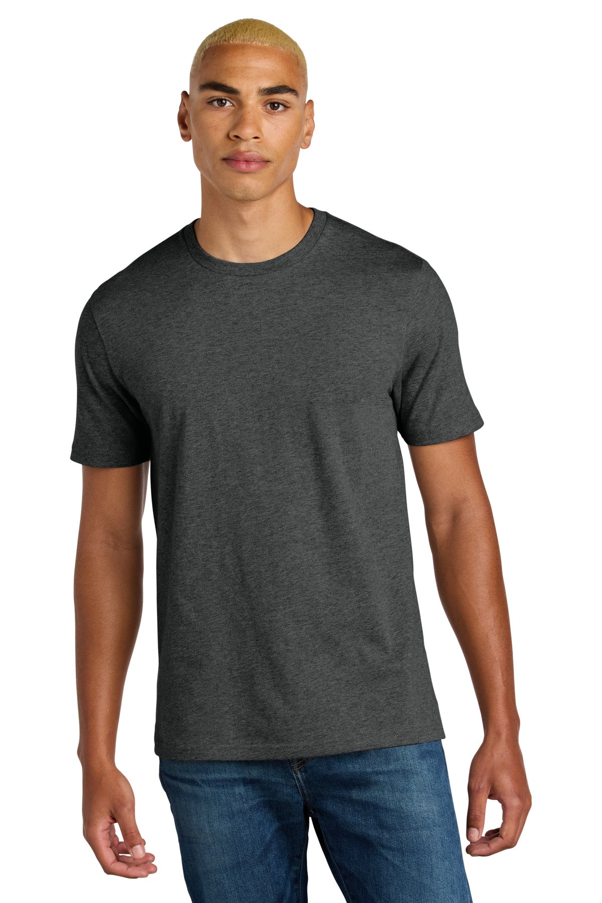 Front View of HtdChar District Perfect Weight Icon Tee DT106