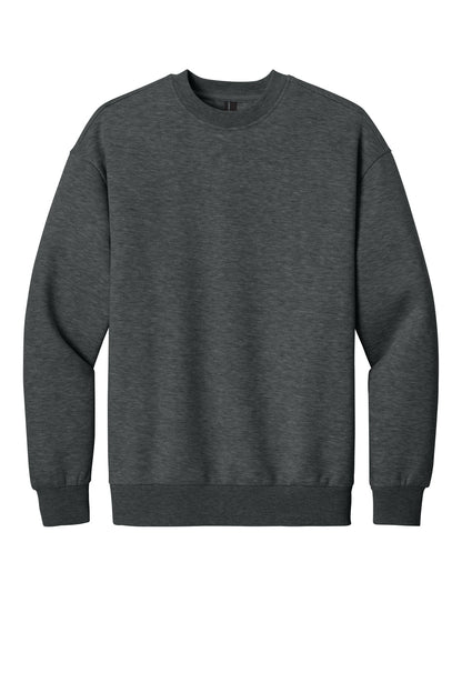 Front View of HtdChar District V.I.T. Heavyweight Fleece Crew DT6154
