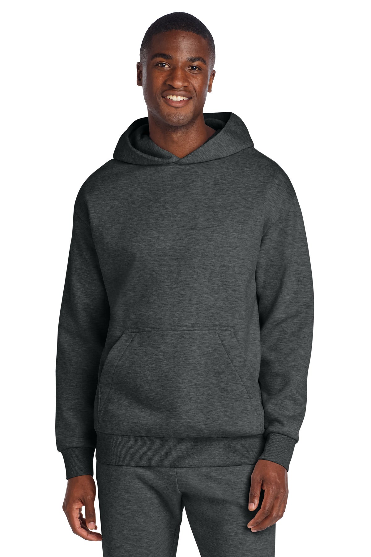 Front View of HtdChar District V.I.T. Heavyweight Fleece Hoodie DT6150