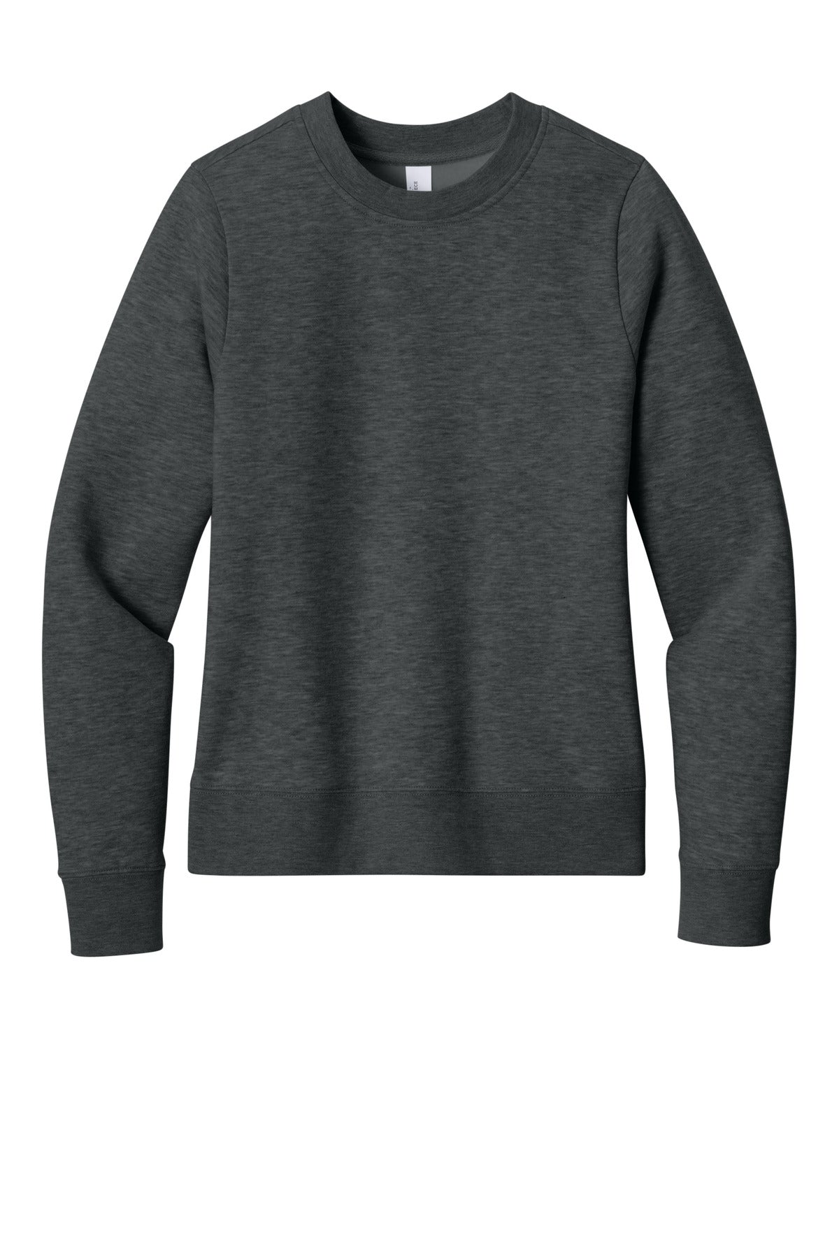Front View of HtdChar District Women's V.I.T. Fleece Crew DT6105