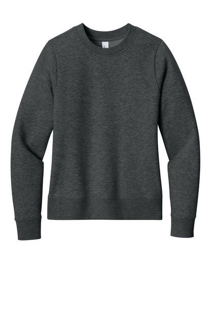 Front View of HtdChar District Women's V.I.T. Fleece Crew DT6105