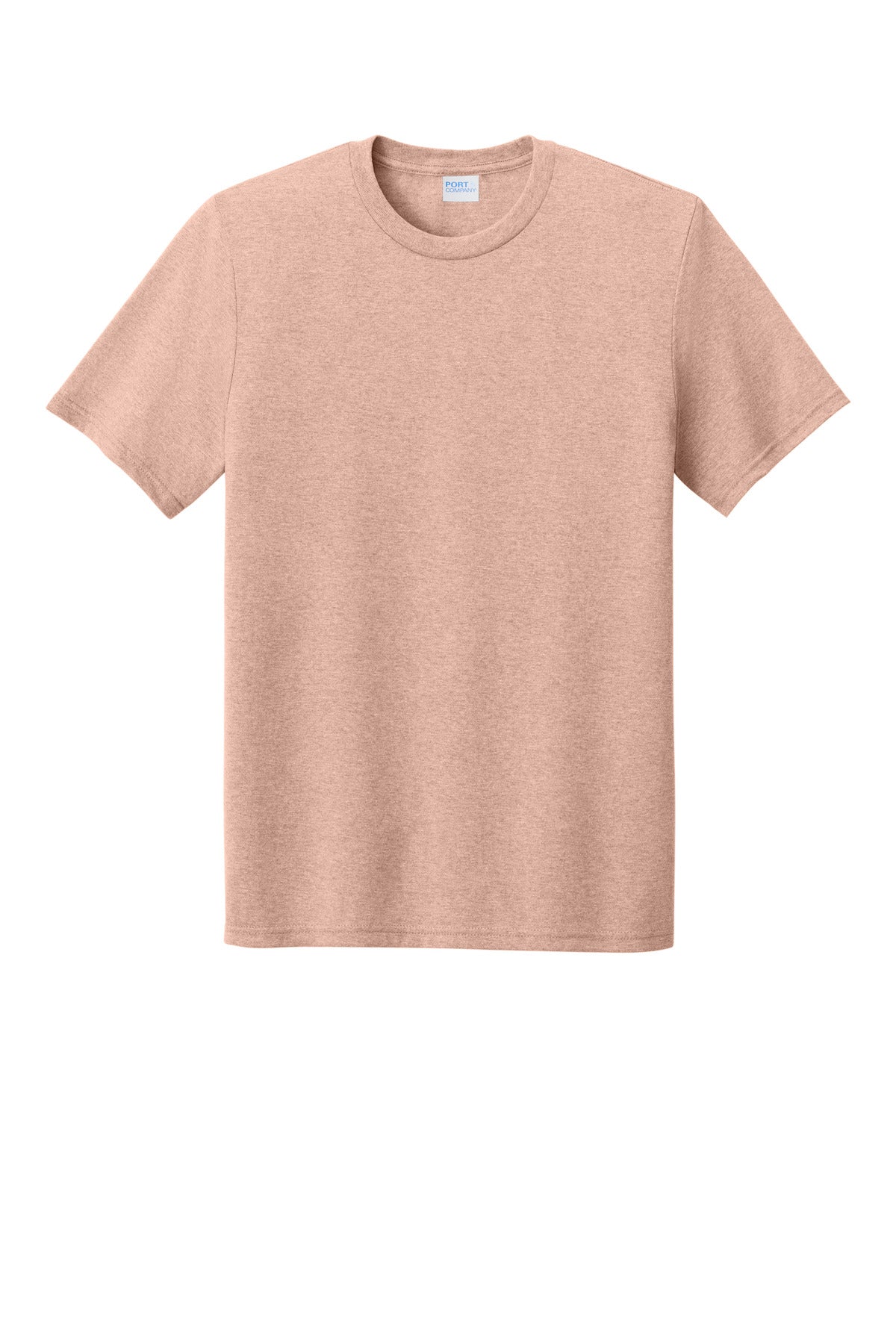 Front View of HtdDstyPch Port & Co Tri-Blend Tee. PC330