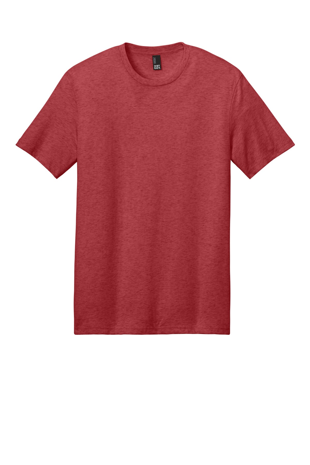 Front View of HtdRed District Perfect Weight Tee. DT104