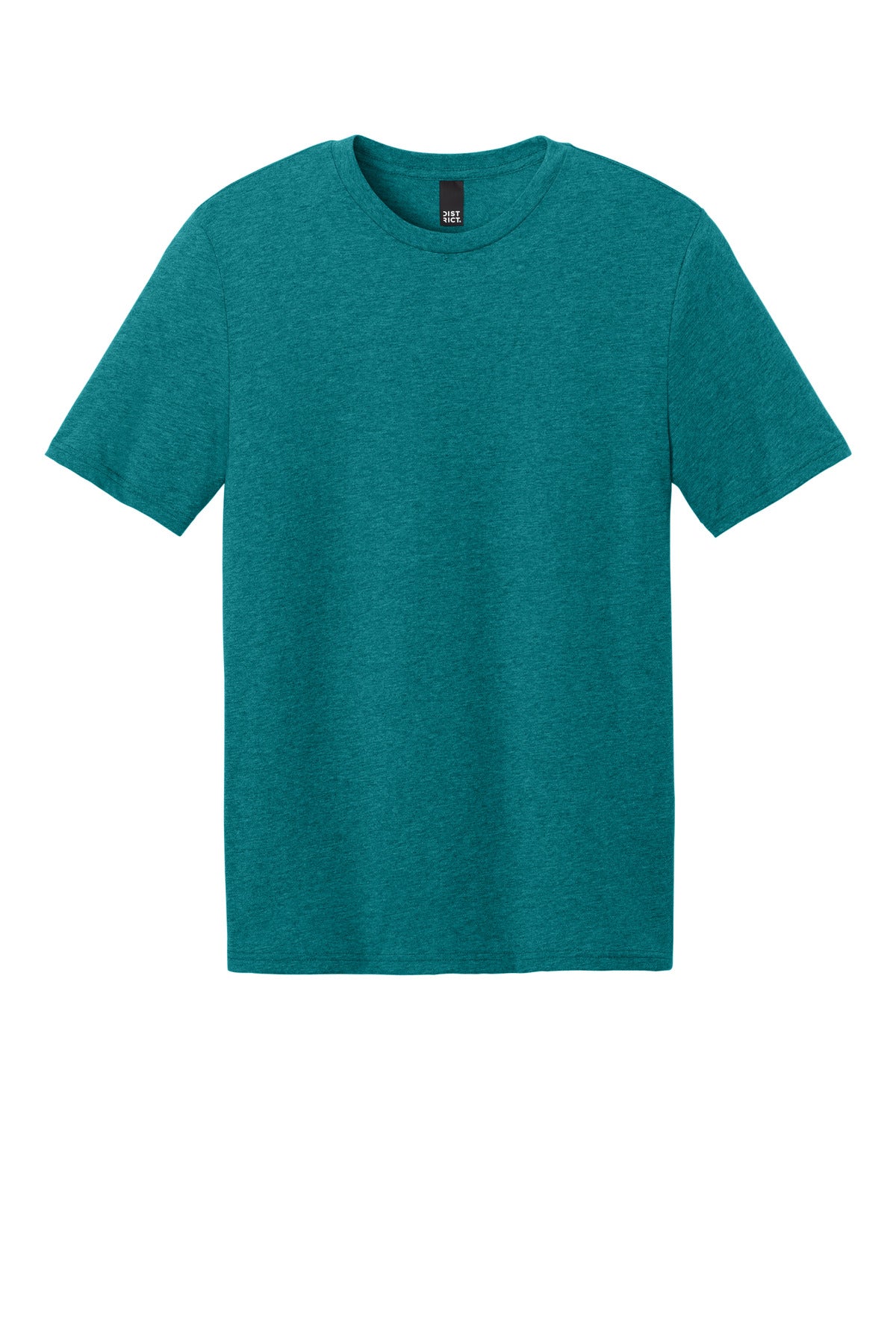 Front View of HtdTeal District Perfect Weight CVC Tee DT184