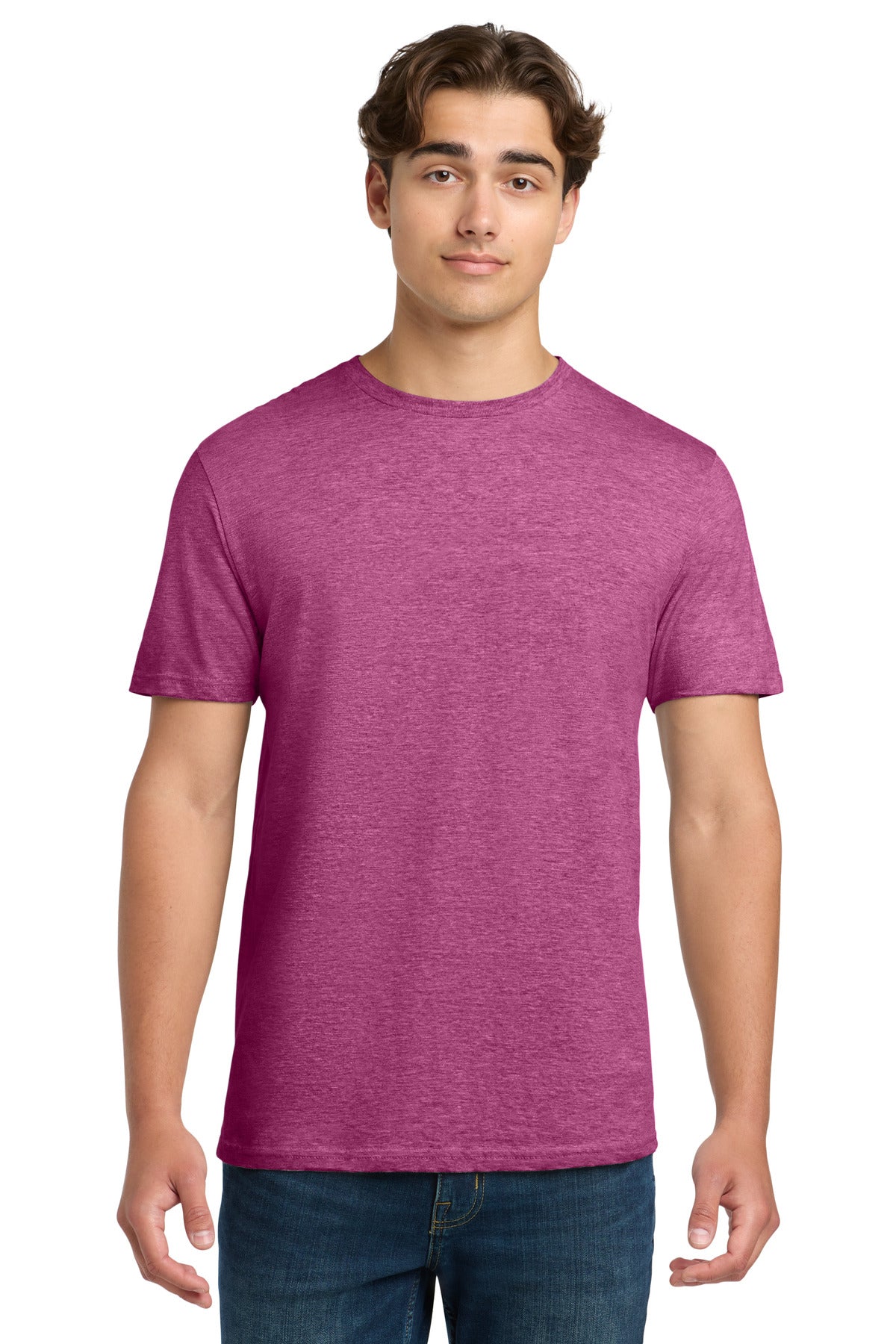 Front View of HthrBerry Gildan Softstyle T-Shirt. 64000