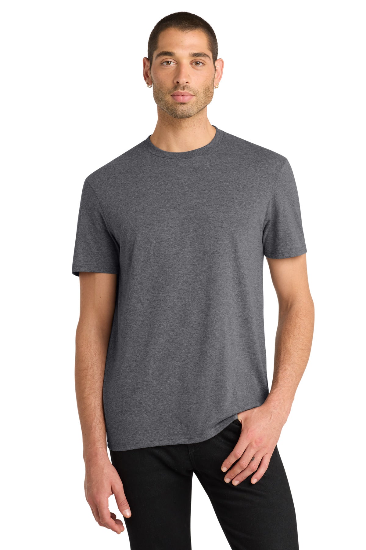 Front View of Hthrd Charcoal District Very Important Tee . DT6000
