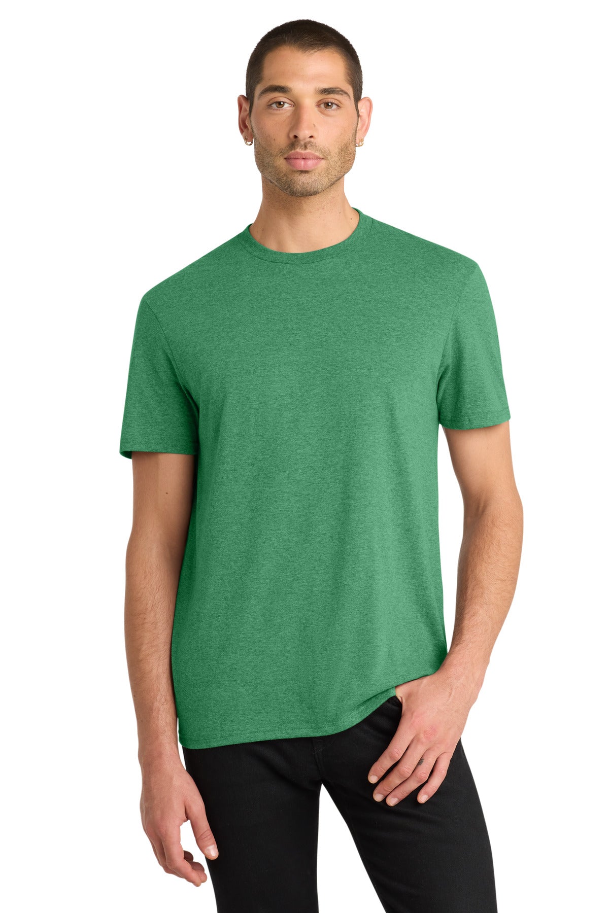 Front View of Hthrd Kelly Gn District Very Important Tee . DT6000