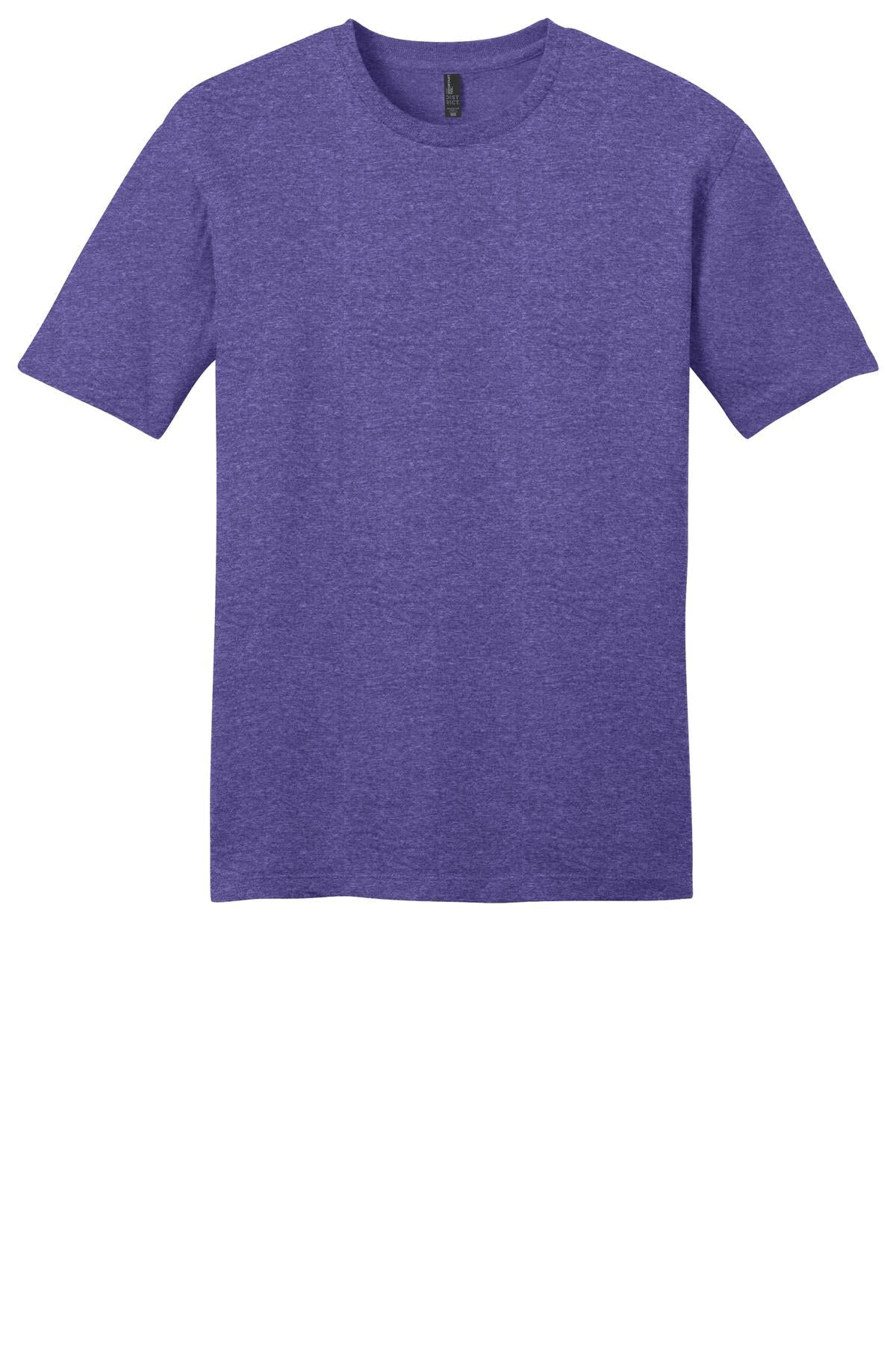 Front View of Hthrd Purple District Very Important Tee . DT6000