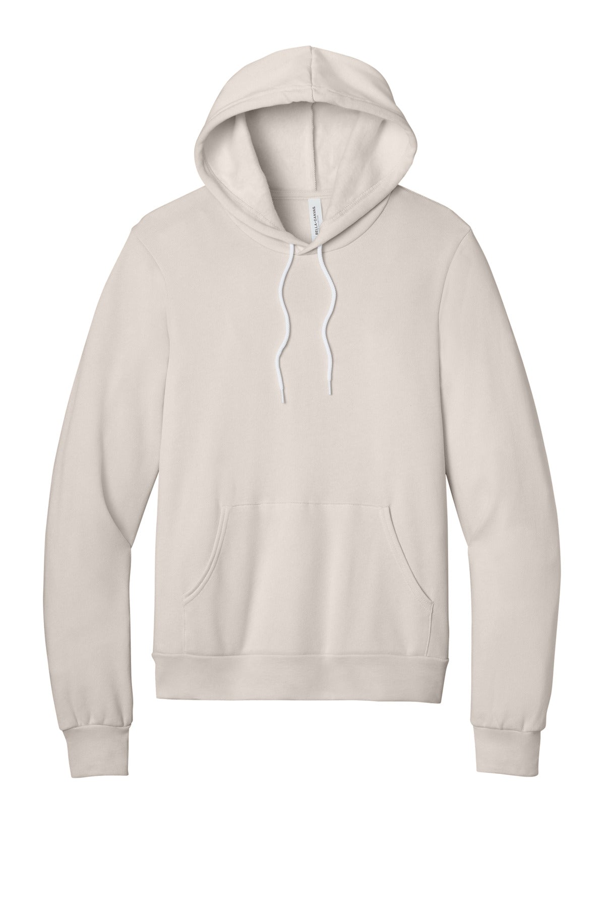 Front View of HthrDust BELLA+CANVAS Unisex Sponge Fleece Pullover Hoodie. BC3719