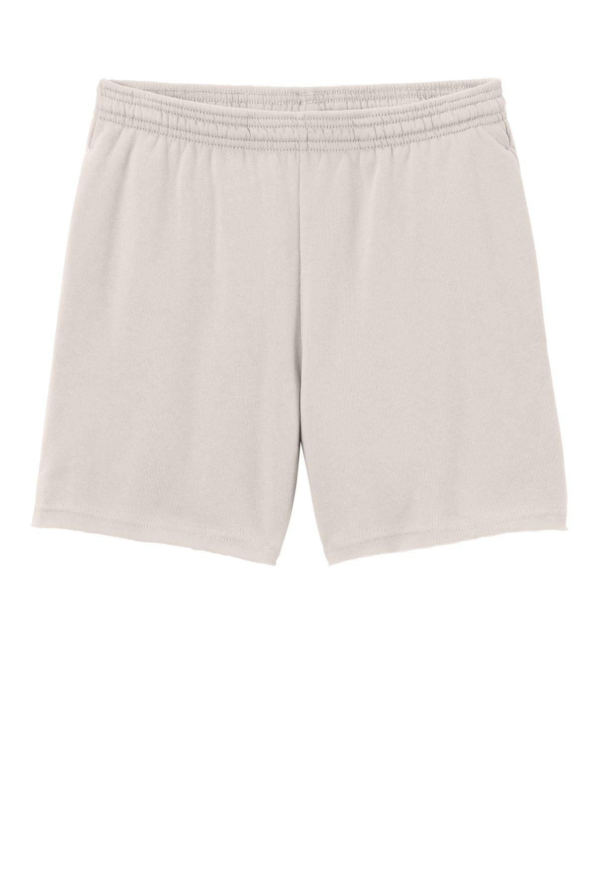 Front View of HthrDust BELLA+CANVAS Women's Cutoff Sweatshort BC3787