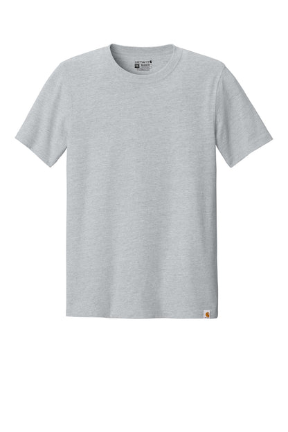 Front View of HthrGrey Carhartt Short Sleeve T-Shirt CT106020