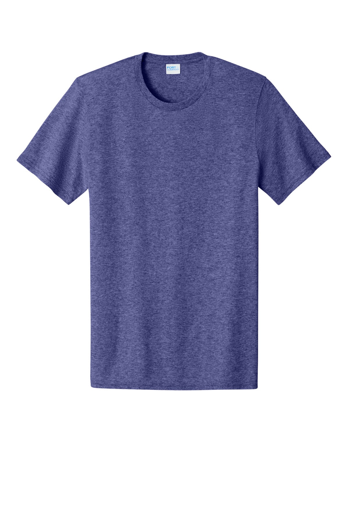 Front View of HthrPurple Port & Co Easy Cotton Tee PC43